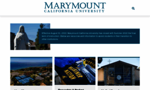 Marymountcalifornia.edu thumbnail