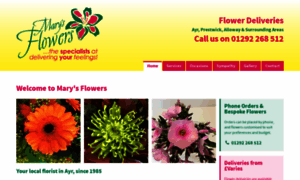 Marysflowers.co.uk thumbnail