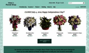 Marysflowershoppe.com thumbnail