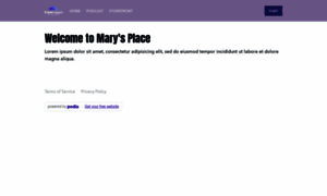 Marysplace.org thumbnail