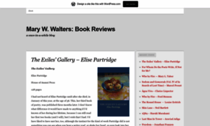 Marywwaltersbookreviews.wordpress.com thumbnail