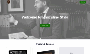 Masculine-style.teachable.com thumbnail