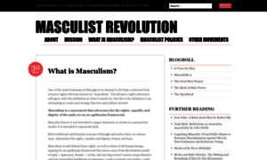 Masculistrevolution.wordpress.com thumbnail
