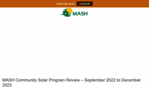 Mash.org.au thumbnail