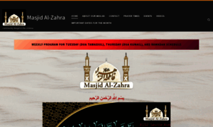 Masjidalzahra.com thumbnail