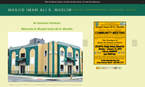 Masjidimamalikmuslim.org thumbnail