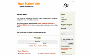 Maskmakersweb.org thumbnail
