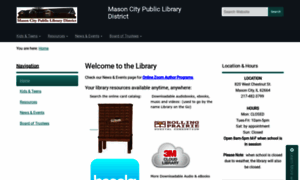 Masoncitylibrary.org thumbnail