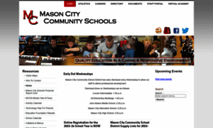 Masoncityschools.org thumbnail