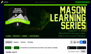 Masonlearningseries2017.sched.com thumbnail