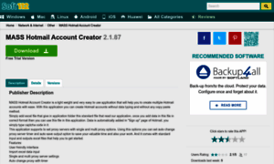 Mass-hotmail-account-creator.soft112.com thumbnail