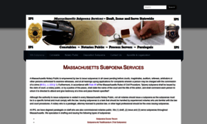 Massachusetts-subpoena.com thumbnail