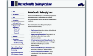 Massachusettsbankruptcylaw.com thumbnail