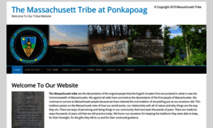 Massachusetttribe.org thumbnail