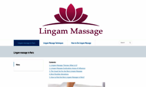 Massagelingamparis.com thumbnail