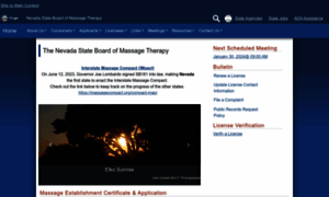 Massagetherapy.nv.gov thumbnail