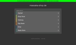 Massaka-shop.de thumbnail