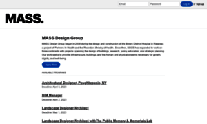 Massdesigngroup.slideroom.com thumbnail