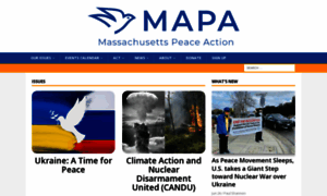 Masspeaceaction.org thumbnail