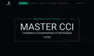 Master-cci.sciences.univ-tours.fr thumbnail