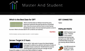 Masterandstudent.com thumbnail