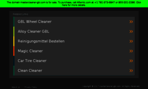 Mastercleaner-gbl.com thumbnail