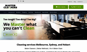 Mastercleaners.com.au thumbnail