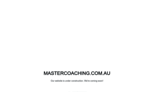 Mastercoaching.com.au thumbnail