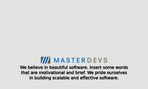 Masterdevs.com thumbnail