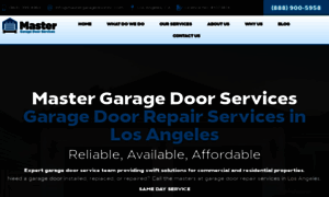 Mastergaragedoorinc.com thumbnail