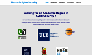 Masterincybersecurity.ulb.ac.be thumbnail