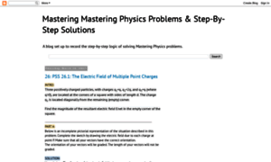 Masteringmasteringphysics.blogspot.ca thumbnail
