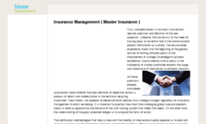Masterinsurance.info thumbnail