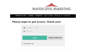 Masterlevelmarketing.com thumbnail