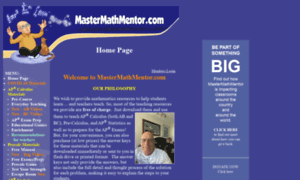 Mastermathmentor.com thumbnail