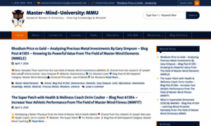 Masterminduniverse.net thumbnail