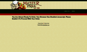 Masterpizzaonline.hungerrush.com thumbnail