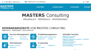 Masters-consulting.de thumbnail