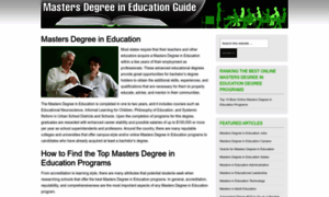 Masters-degree-in-education.org thumbnail