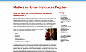 Masters-in-human-resources.org thumbnail