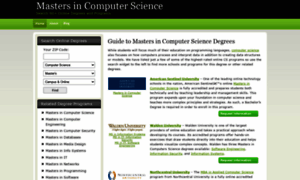 Mastersincomputerscience.com thumbnail