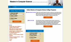 Mastersincomputerscience.net thumbnail