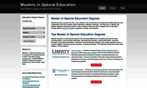 Mastersinspecialeducation.net thumbnail