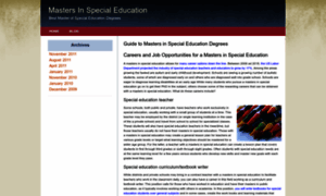 Mastersinspecialeducation.org thumbnail