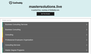 Mastersolutions.live thumbnail