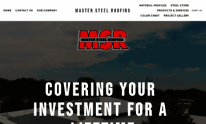 Mastersteelroofing.com thumbnail