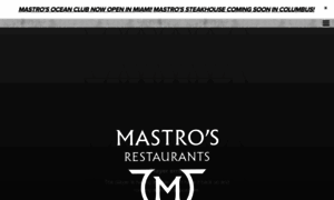 Mastrosrestaurants.com thumbnail