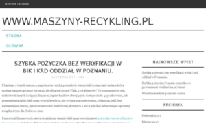 Maszyny-recykling.pl thumbnail