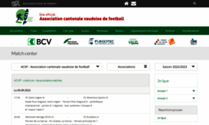 Matchcenter-acvf.football.ch thumbnail