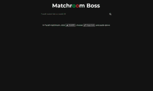 Matchroomboss.com thumbnail